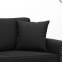 Cojines decorativos 2 uds terciopelo negro 40x40 cm