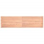 Tablero mesa madera tratada borde natural marrón 200x50x(2-6)cm