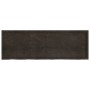 Tablero mesa madera roble tratada marrón oscuro 180x60x(2-6) cm