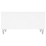 Mesa de centro madera contrachapada blanco 90x44,5x45 cm