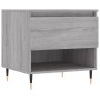 Mesas de centro 2 uds madera ingeniería gris Sonoma 50x46x50 cm