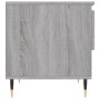 Mesas de centro 2 uds madera ingeniería gris Sonoma 50x46x50 cm