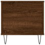 Mesa de centro madera contrachapada roble marrón 90x44,5x45 cm