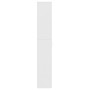 Armario de oficina de madera contrachapada blanco 60x32x190 cm
