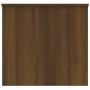 Mesa de centro madera ingeniería marrón roble 102x55,5x52,5 cm