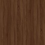 Mesa de centro madera y hierro roble marrón 100x50x45 cm