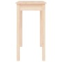 Mesa consola madera maciza de pino 80x40x75 cm