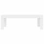 Mesa de centro madera de ingeniería blanco 102x50x36 cm