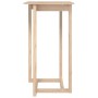 Mesa alta de bar de madera maciza de pino 60x60x110 cm
