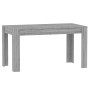 Mesa de comedor madera contrachapada gris Sonoma 140x74,5x76 cm