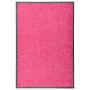 Felpudo lavable rosa 60x90 cm