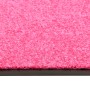 Felpudo lavable rosa 60x90 cm