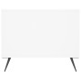 Mesa de centro madera contrachapada blanco 102x50x40 cm
