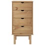 Cajonera OTTA madera maciza de pino 45x39x90 cm