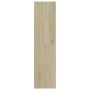 Armario cajones contrachapada color roble sonoma 50x50x200 cm