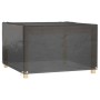 Funda para muebles de jardín 8 ojales cuadrada 125x125x75 cm
