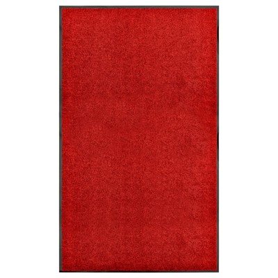 Felpudo lavable rojo 90x150 cm