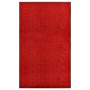 Felpudo lavable rojo 90x150 cm