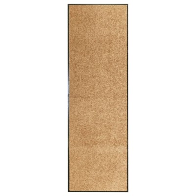 Felpudo lavable crema 60x180 cm