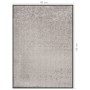 Felpudo gris 60x80 cm