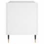 Mueble para discos madera contrachapada blanco 74,5x38x48 cm
