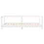Estructura de cama para niños madera de pino blanco 70x140 cm