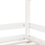 Estructura de cama para niños madera de pino blanco 90x190 cm