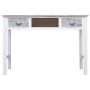 Escritorio de madera gris 110x45x76 cm