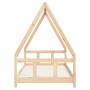 Estructura de cama para niños madera maciza de pino 90x200 cm