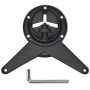 Patas de mesa ajustables en 4 alturas negro 1100 mm