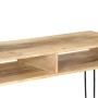 Mesa consola de madera maciza de mango 115x35x76 cm
