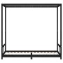 Estructura de cama para niños madera de pino negro 80x200 cm
