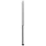 Estructura de banco de trabajo 2 uds metal 85x(69-95,5)cm gris