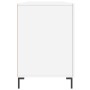 Escritorio madera contrachapada blanco brillante 140x50x75 cm