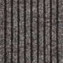 Felpudo de rayas beige 60x80 cm