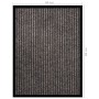 Felpudo de rayas beige 60x80 cm