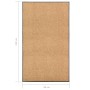 Felpudo lavable crema 90x150 cm