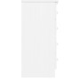 Cómoda cajonera ALTA madera maciza pino blanco 77x35x73 cm