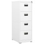 Armario archivador de acero blanco 46x62x133 cm