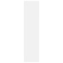 Armario de madera contrachapada blanco 50x50x200 cm