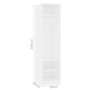 Armario de madera contrachapada blanco 50x50x200 cm