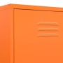 Armario de acero naranja 90x50x180 cm