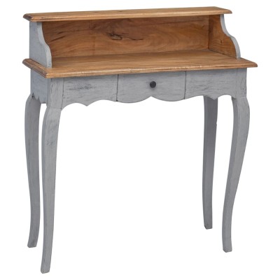 Escritorio de madera maciza de caoba 80x40x92 cm