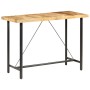 Mesa de bar madera maciza de mango rugosa 150x70x107 cm