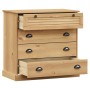 Cómoda VIGO madera maciza pino 80x40x76 cm