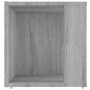 Mesa auxiliar madera contrachapada gris Sonoma 33x33x34,5 cm