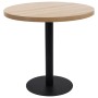 Mesa de bistró MDF marrón claro 80 cm