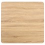Mesa de bistró MDF marrón claro 80x80 cm