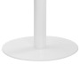 Mesa de bistró MDF marrón claro 80x80 cm