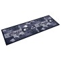 Alfombra de cocina lavable Coffee azul 60x300 cm